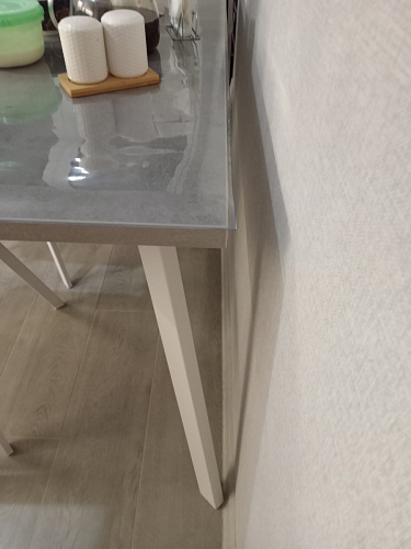 Стол Тринити Лофт 120 25 мм черный матовый / юта фото покупателя 100