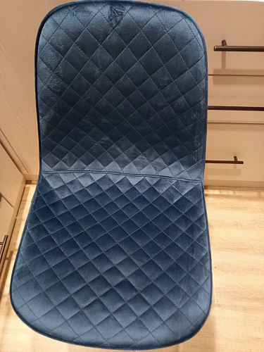 Стул на металлокаркасе Capri blue / white фото покупателя 126