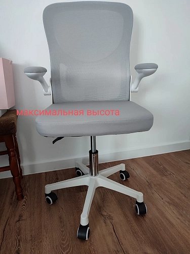 Компьютерное кресло Konfi light gray / blue / white фото покупателя 2