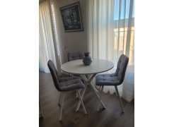 Стул на металлокаркасе Чилли горчичный / белый фото покупателя 43