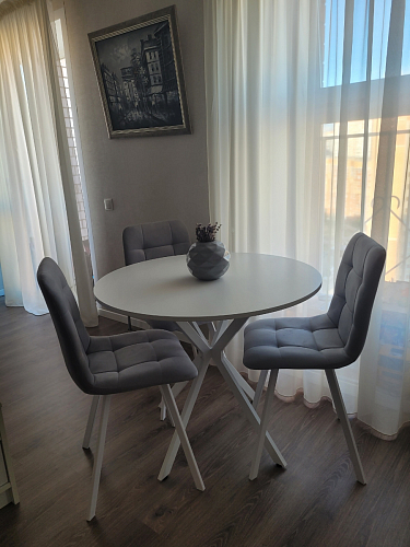 Комплект стульев Чилли 2 шт бежевый / черный фото покупателя 43