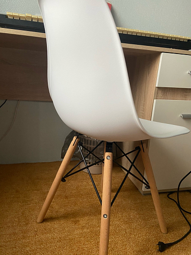 Пластиковый стул Eames PC-015 желтый фото покупателя 98