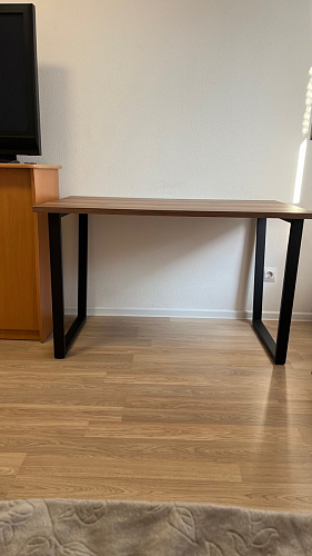 Стол раскладной Лота Лофт 120 25 мм юта / черный матовый фото покупателя 786