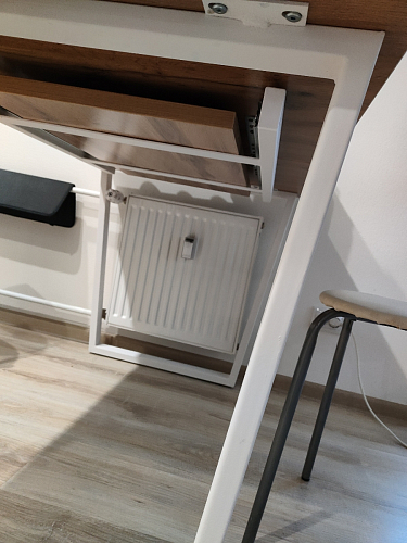 Деревянный стол Лота Лофт 140х80 дуб крафт табачный / черный матовый фото покупателя 650