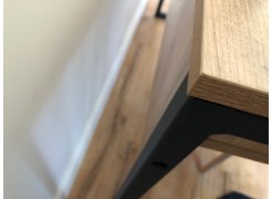 Письменный стол Леон Лофт дуб делано темный / черный матовый фото покупателя 162