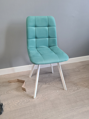 Стул на металлокаркасе Чилли К кирпичный / черный фото покупателя 573