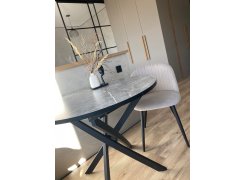 Стул на металлокаркасе Gabi 1 light purple / black фото покупателя 236