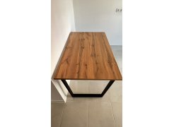 Деревянный стол Лота Лофт 120(160)х75 черный матовый / бетон светлый фото покупателя 264