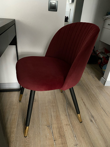 Стул на металлокаркасе Gabi green / black / silver фото покупателя 42