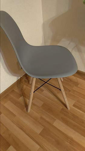 Пластиковый стул Eames PC-015 серый фото покупателя 272