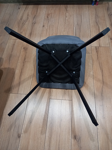 Стул на металлокаркасе Чилли горчичный / черный фото покупателя 783