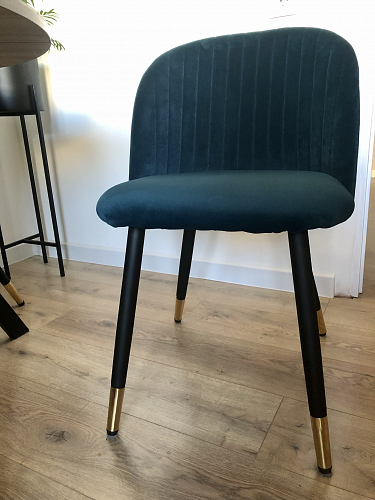 Стул на металлокаркасе Gabi gray / black фото покупателя 868