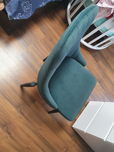 Стул на металлокаркасе Kora 1 gray / black фото покупателя 15