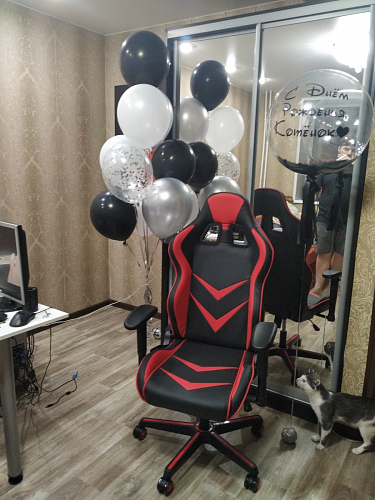 Компьютерное кресло Racer черный / красный / бежевый фото покупателя 2