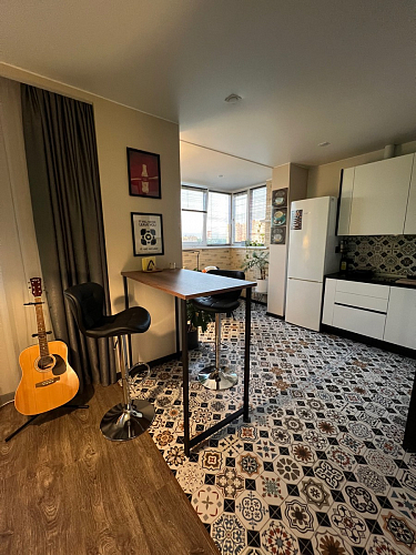 Барная стойка Дилан Лофт 120х60х110 бетон фото покупателя 44