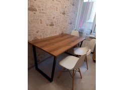 Стол Лота Лофт 140 25 мм юта / белый матовый фото покупателя 905