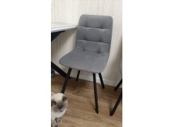 Стул на металлокаркасе Чилли розовый / черный каркас фото покупателя 217