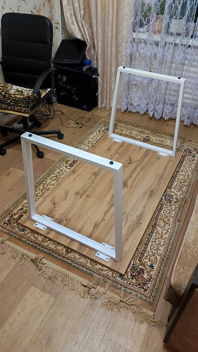 Деревянный стол Лота Лофт 140х80 дуб крафт табачный / черный матовый фото покупателя 848