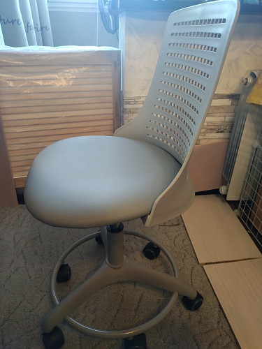 Компьютерное кресло Kiddy ткань серый фото покупателя 54