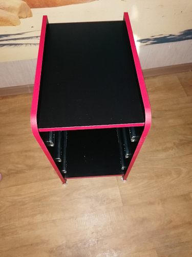 Тумба Ханна черная / красная  - Уцененный экземпляр фото покупателя 162