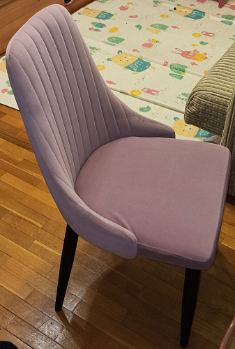 Стул на металлокаркасе Kora gray / black фото покупателя 48