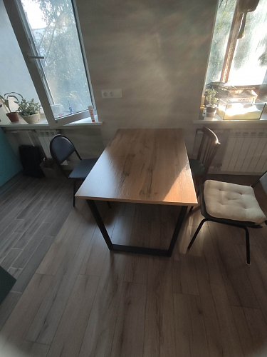 Стол Лота Лофт 120 25 мм сабия / белый матовый фото покупателя 334