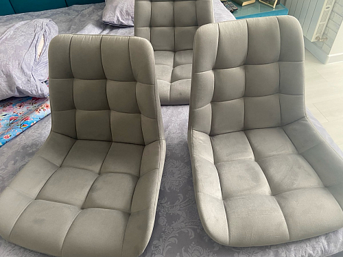 Стул на металлокаркасе Челси велюр коричневый / черный каркас фото покупателя 241