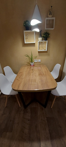 Пластиковый стул Eames PC-015 желтый фото покупателя 323