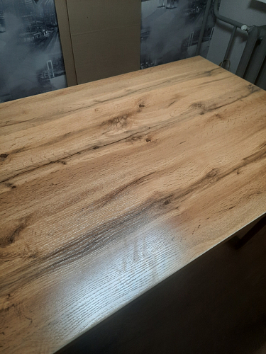 Деревянный стол Лота Лофт 120x75 дуб крафт табачный / черный матовый фото покупателя 316