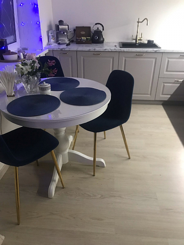 Стул на металлокаркасе Dabl 01 champagne / gold фото покупателя 125