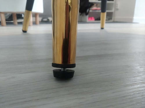 Стул на металлокаркасе Gabi latte / gold / black фото покупателя 203