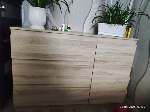 Комод Рунтроп Т-4 дуб сонома фото покупателя 4