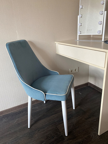 Стул на металлокаркасе Kora white / gray фото покупателя 244