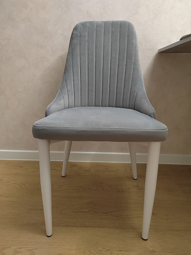 Стул на металлокаркасе Kora white / gray фото покупателя 424