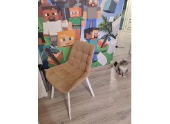 Стул на металлокаркасе Седа К крутящийся светло-серый  / белый фото покупателя 30