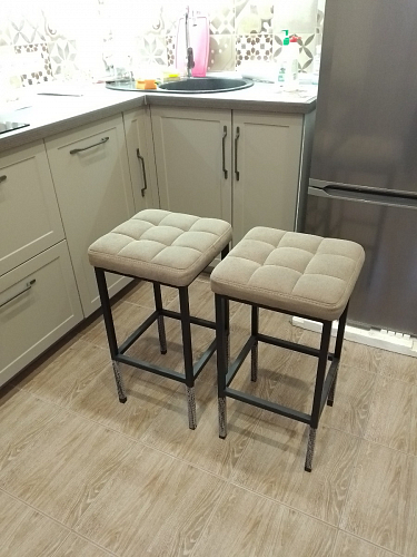 Барный стул Лофт линкольн белый / белый матовый фото покупателя 133