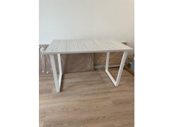 Деревянный стол Лота Лофт 120(160)х75 черный матовый / бетон светлый фото покупателя 840