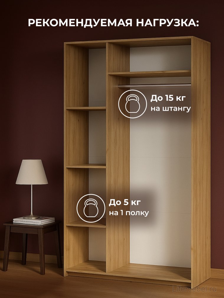 Шкаф Taika дуб золотой / камень темный