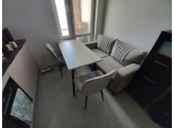 Стол Тринити Лофт 120 32 мм бетон / черный матовый фото покупателя 634