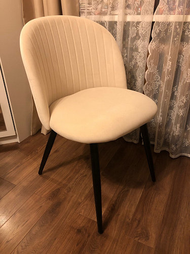 Стул на металлокаркасе Gabi wine red / black фото покупателя 781