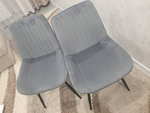 Стул на металлокаркасе Седа К кирпичный / черный фото покупателя 359