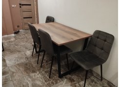 Стол Лота Лофт 120 25 мм сабия / черный матовый фото покупателя 38