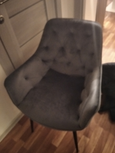 Стул на металлокаркасе Remo dark pink фото покупателя 1