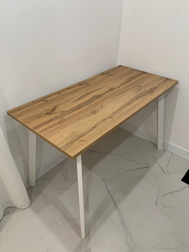 Стол Тринити Лофт 120 32 мм бетон / черный матовый фото покупателя 712