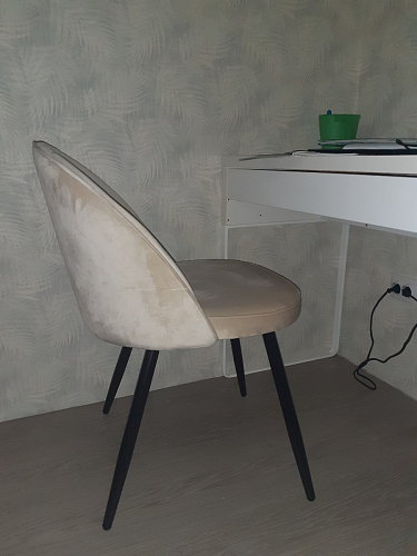 Стул на металлокаркасе Dodo blue фото покупателя 143