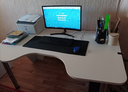 Компьютерный стол КСТ-116 белый фото покупателя 21