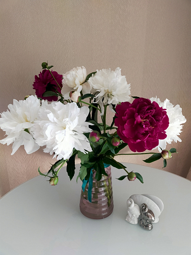 Стеклянный стол Tulip 90 white фото покупателя 22