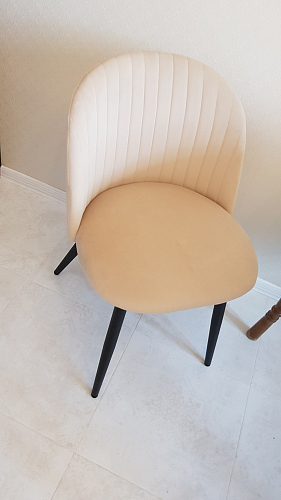 Стул на металлокаркасе Gabi gray / black фото покупателя 892