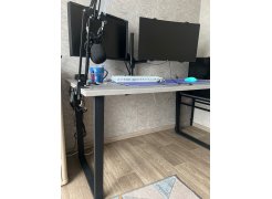 Стол Лота Лофт 120 25 мм сабия / черный матовый фото покупателя 281