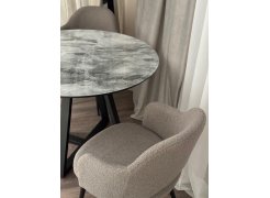 Стеклянный стол Норфолк 100 золото фото покупателя 54